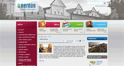 Desktop Screenshot of mesto-beroun.cz
